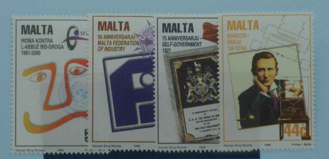 Malta Stamps, 1996, SG1018-1021, Mint image 0