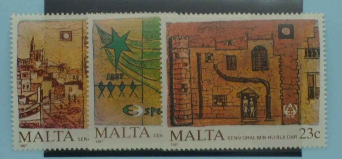 Malta Stamps, 1987, SG806-808, Mint image 0