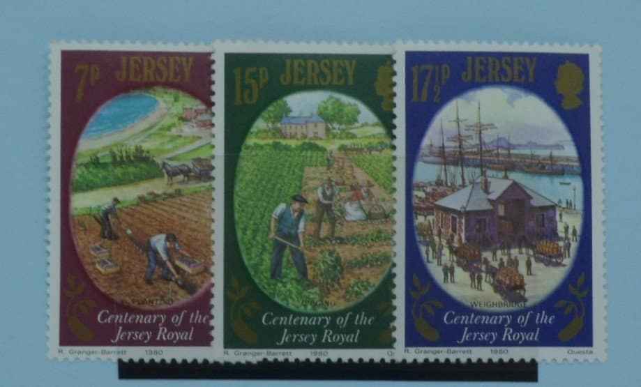 Jersey Stamps, 1980, SG230-232, Mint image 0