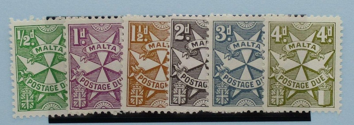 Malta Stamps, 1953, SGD21-D26, Mint image 0