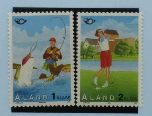 Aland Islands Stamps, 1995, SG98-99, Mint image 0