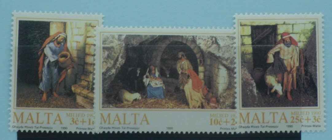 Malta Stamps, 1990, SG884-886, Mint image 0