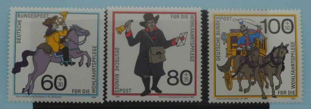 West Germany Stamps, 1989, SG2289-2291, Mint image 0