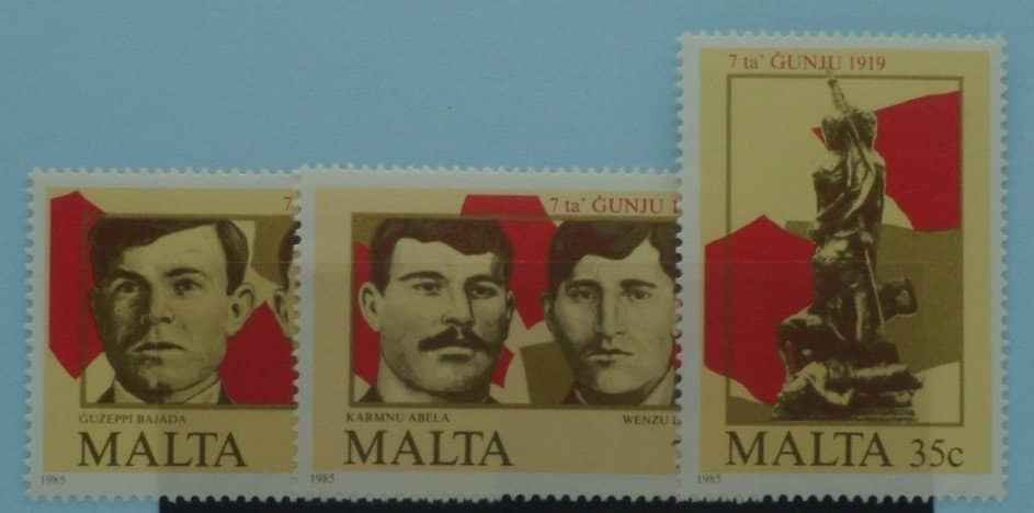 Malta Stamps, 1985, SG761-763, Mint image 0