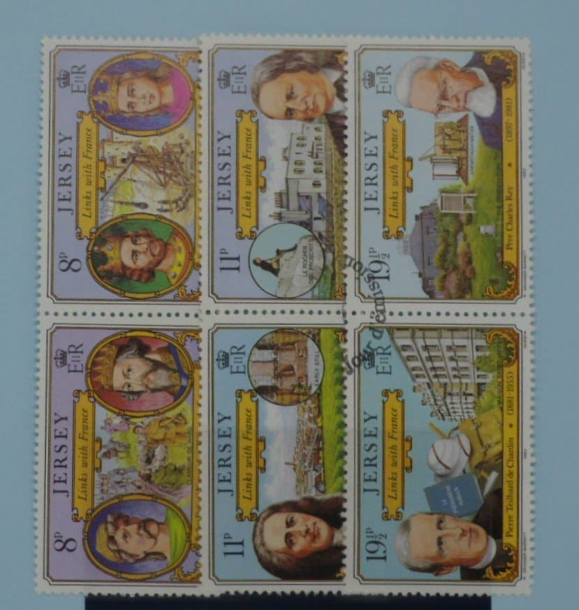 Jersey Stamps, 1982, SG293a, SG295a, SG297a, Used image 0