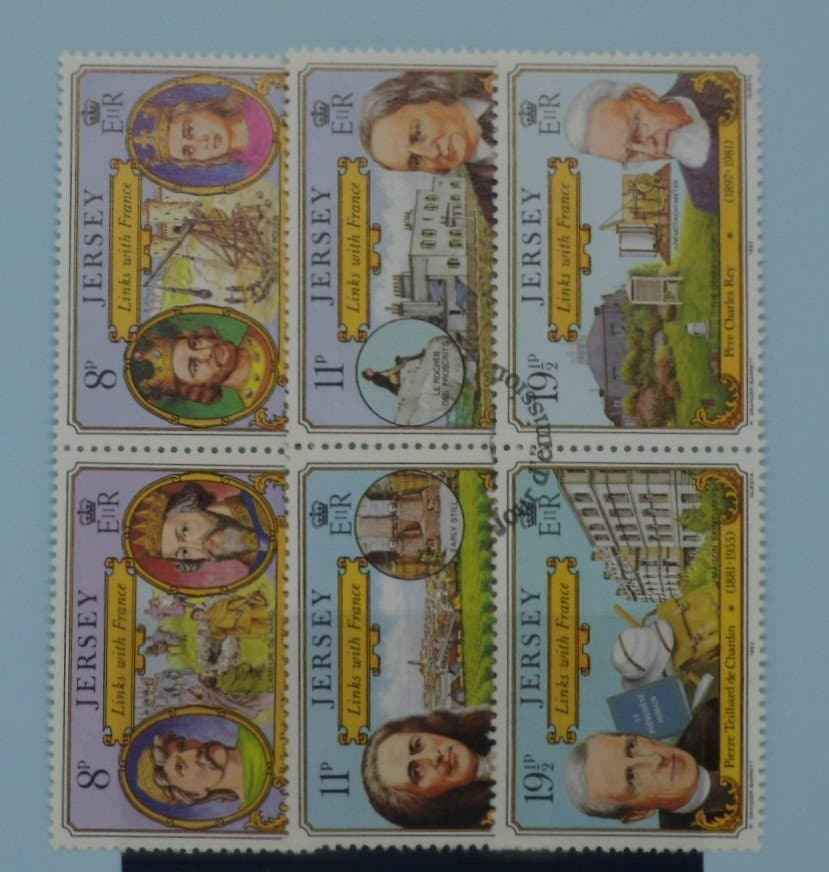 Jersey Stamps, 1982, SG293a, SG295a, SG297a, Used image 0