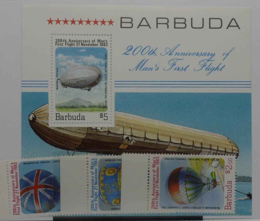 Barbuda Stamps, 1983, SG663-665, MS666, Mint image 0