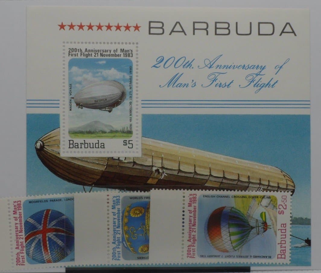 Barbuda Stamps, 1983, SG663-665, MS666, Mint image 0
