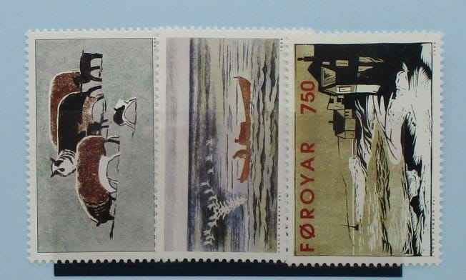 Faroe Islands Stamps, 1996, SG315-317, Mint image 0