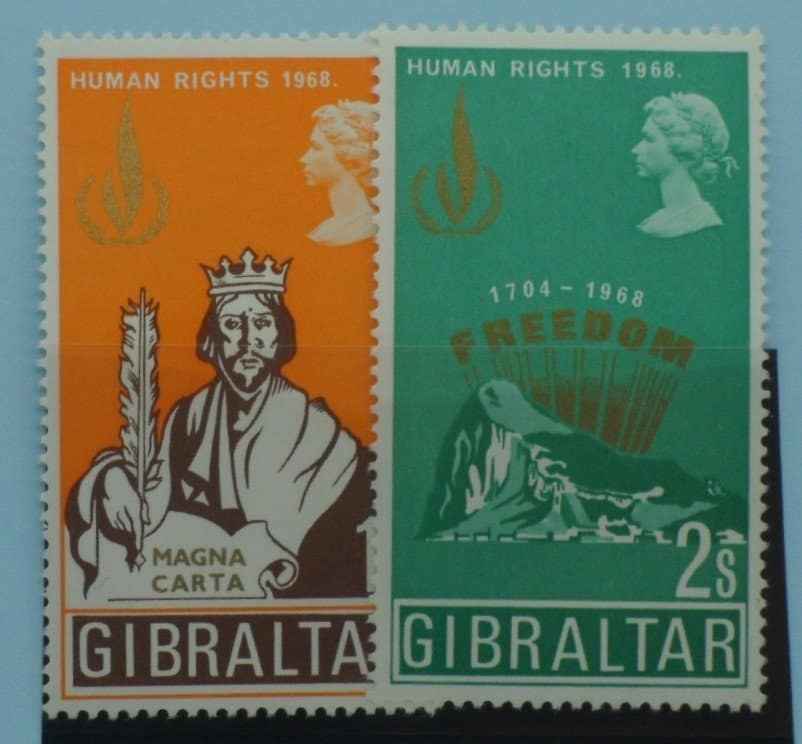 Gibraltar Stamps, 1968, SG229-230, Mint image 0