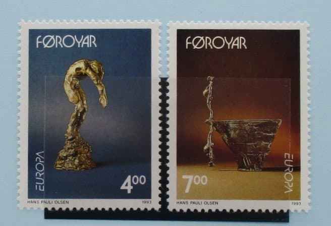 Faroe Islands Stamps, 1993, SG241-242, Mint image 0