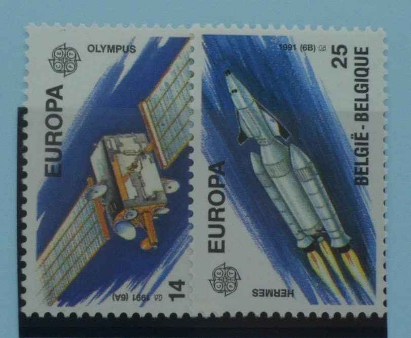 Belgium Stamps, 1991, SG3055-3056, Mint image 0