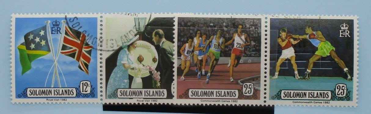 Solomon Islands Stamps, 1982, SG471a, SG473a, Used image 0
