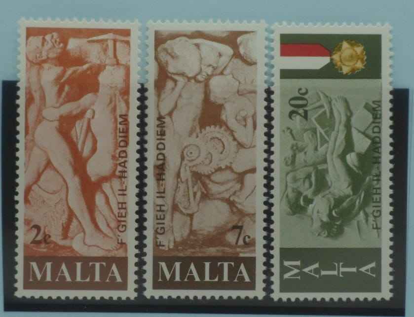 Malta Stamps, 1977, SG586-588, Mint image 0