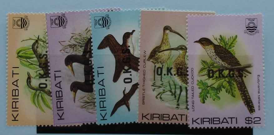 Kiribati Stamps, 1983, SGO36-O40, Mint image 0