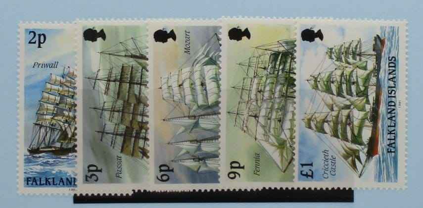 Falkland Islands Stamps, 1991, SG613-614, SG617, SG620, SG625, Mint image 0