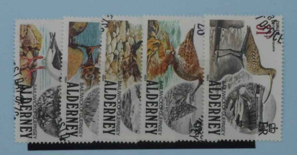 Alderney Stamps, 1984, SGA13-A17, Used image 0