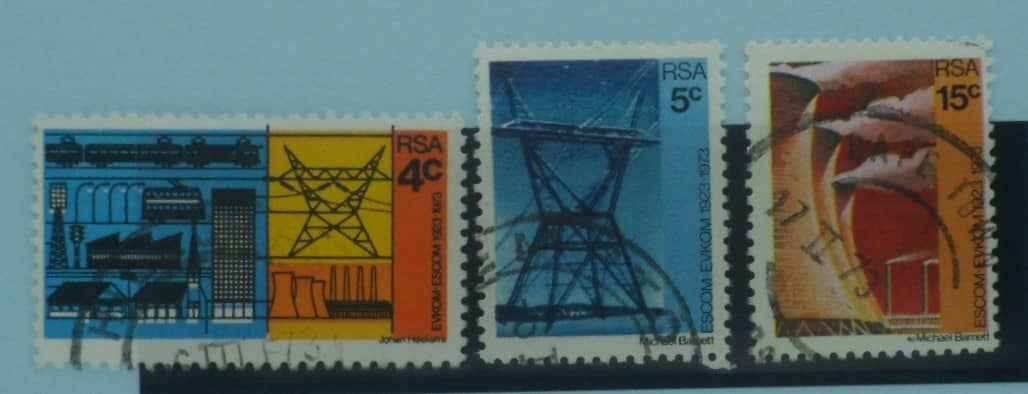 South Africa Stamps, 1973, SG326-328, Used image 0
