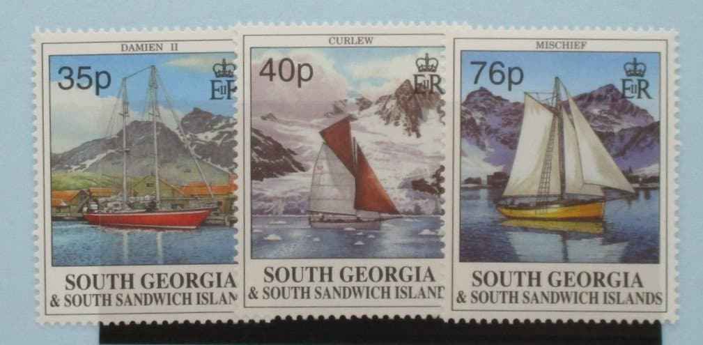 South Georgia and South Sandwich Islands Stamps, 1995, SG258-260, Mint image 0