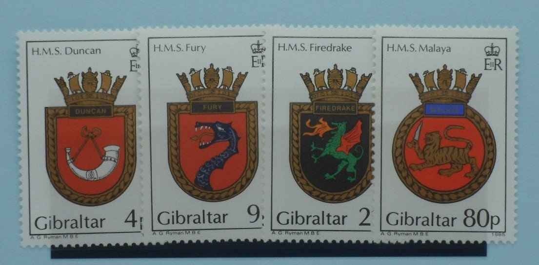 Gibraltar stamps, 1985, SG522-525, Mint image 0