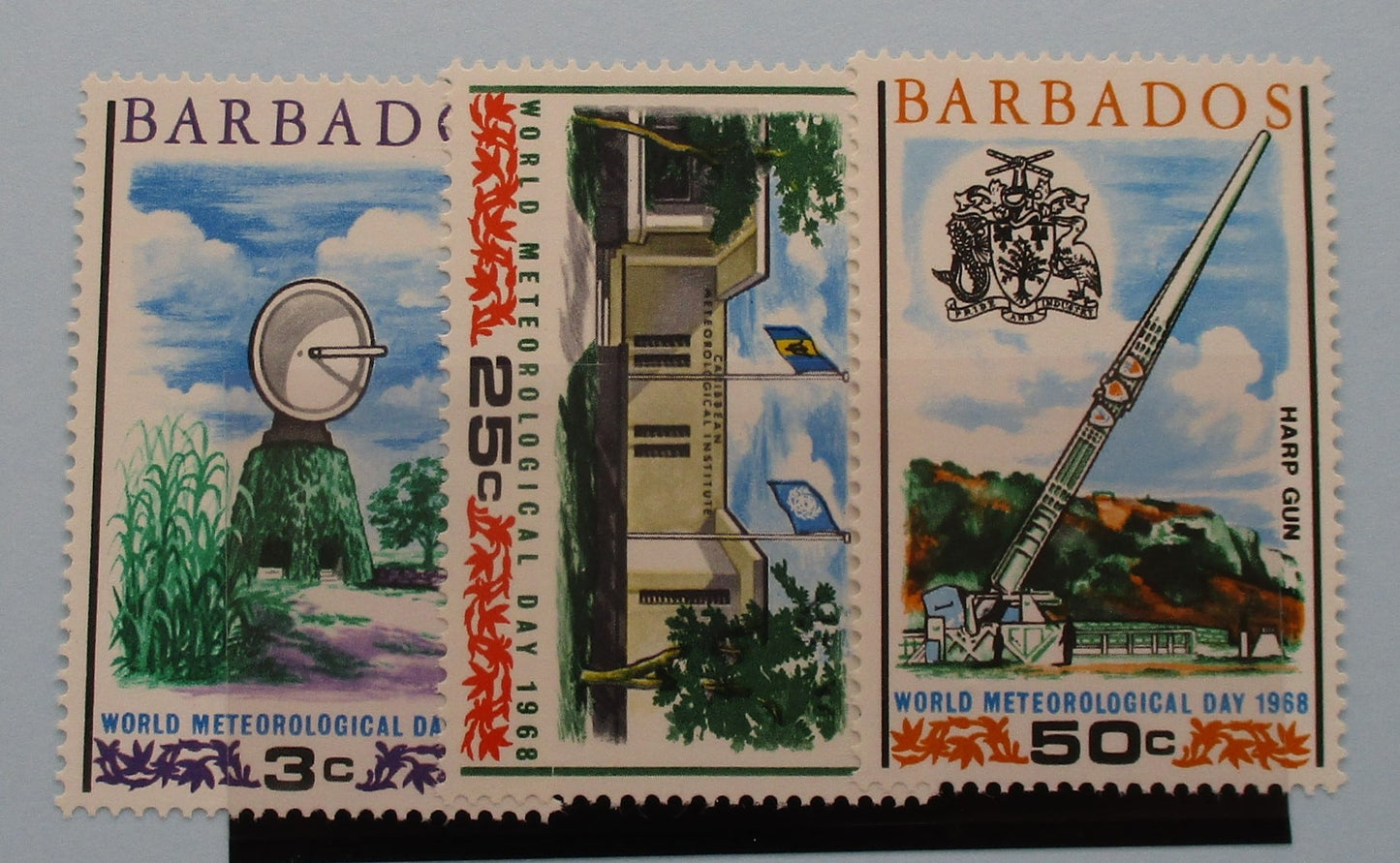 Barbados Stamps, 1968, SG372-374, Mint image 0