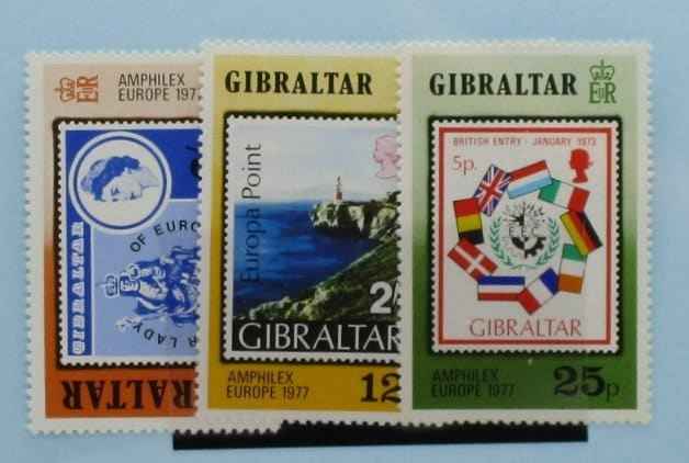 Gibraltar Stamps, 1977, SG390-392, Mint image 0