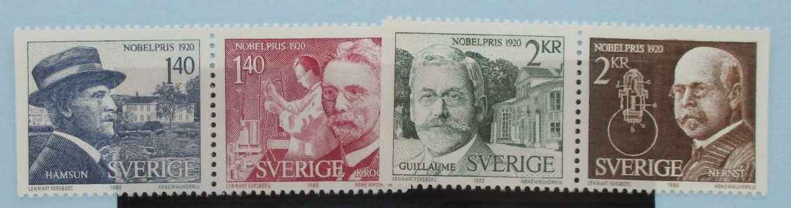 Sweden Stamps, 1980, SG1056-1059, Mint image 0