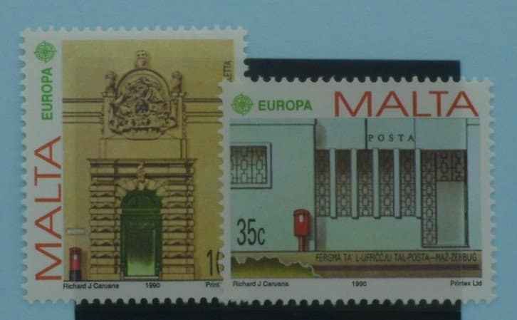 Malta Stamps, 1990, SG864-865, Mint image 0