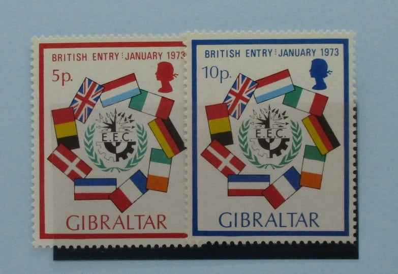 Gibraltar Stamps, 1973, SG308-309, Mint image 0