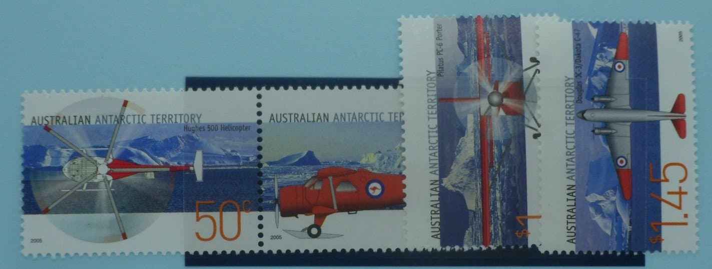 Australian Antarctic Territory Stamps, 2005, SG168a, SG170-171, Mint image 0