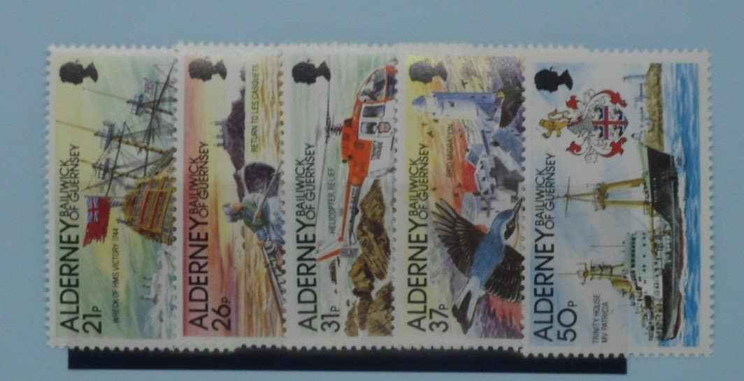 Alderney Stamps, 1991, SGA47-A51, Mint image 0