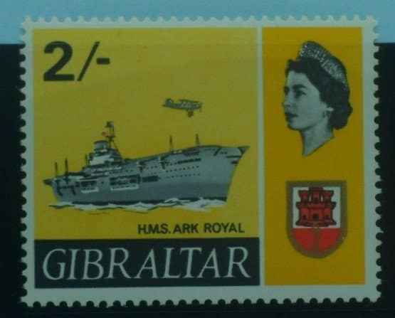 Gibraltar Stamps, 1967-69, SG210, Mint image 0