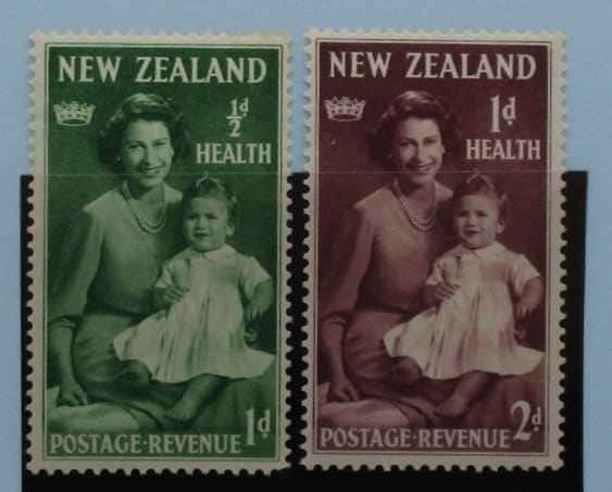 New Zealand Stamps, 1950, SG701-702, Mint image 0