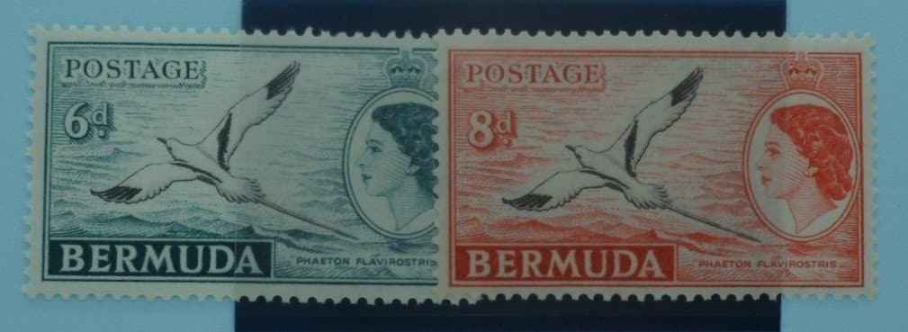 Bermuda Stamps, 1953-62, SG143-143a, Mint image 0