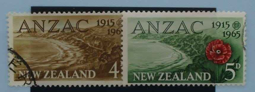 New Zealand Stamps, 1965, SG826-827, Used image 0
