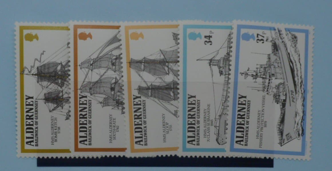 Alderney Stamps, 1990, SGA42-A46, Mint image 0