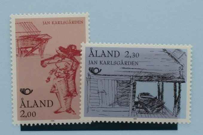 Aland Islands Stamps, 1993, SG66-67, Mint image 0