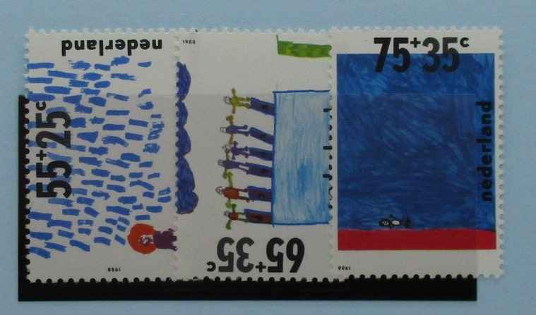 Netherlands Stamps, 1988, SG1543-1545, Mint image 0