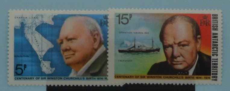 British Antarctic Territory Stamps, 1974, SG61-62, Mint image 0
