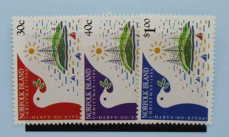 Norfolk Islands Stamps, 1986, SG393-395, Mint image 0