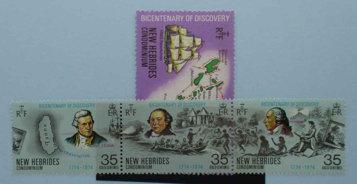 New Hebrides Stamps, 1974, SG192-195, Mint image 0
