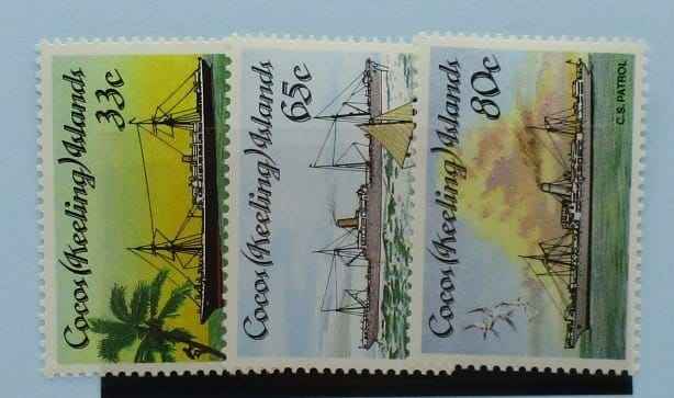 Cocos (Keeling) Islands Stamps, 1985, SG129-131, Mint image 0