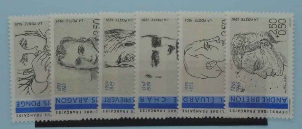 France Stamps, 1991, SG3013-3018, Mint image 0