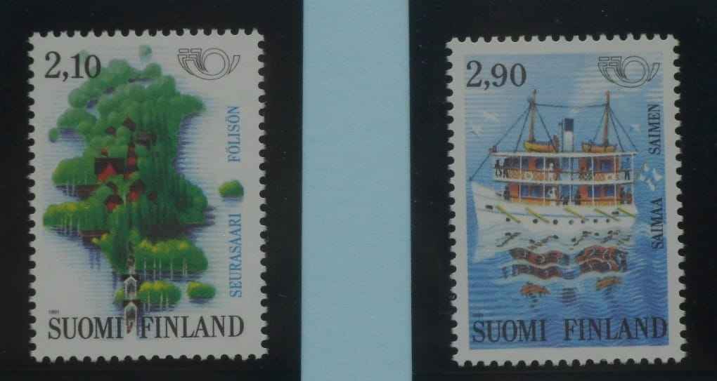 Finland Stamps, 1991, SG1258-1259, Mint image 0