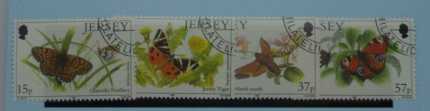Jersey Stamps, 1991, SG554-557, Used image 0