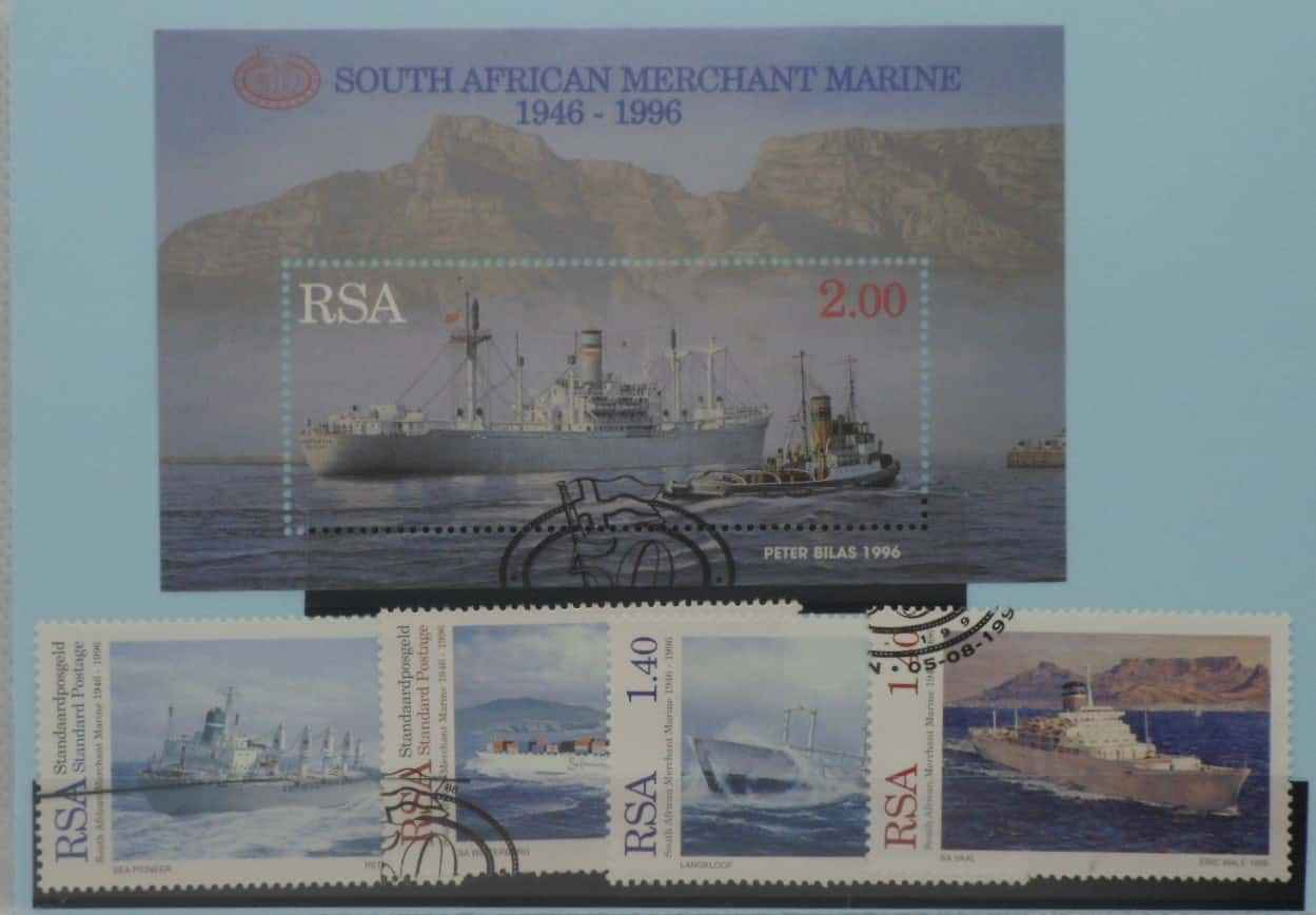 South Africa Stamps, 1996, SG930-933, MS934, Used image 0
