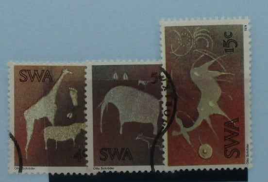 South West Africa Stamps, 1974, SG264-266, Used image 0