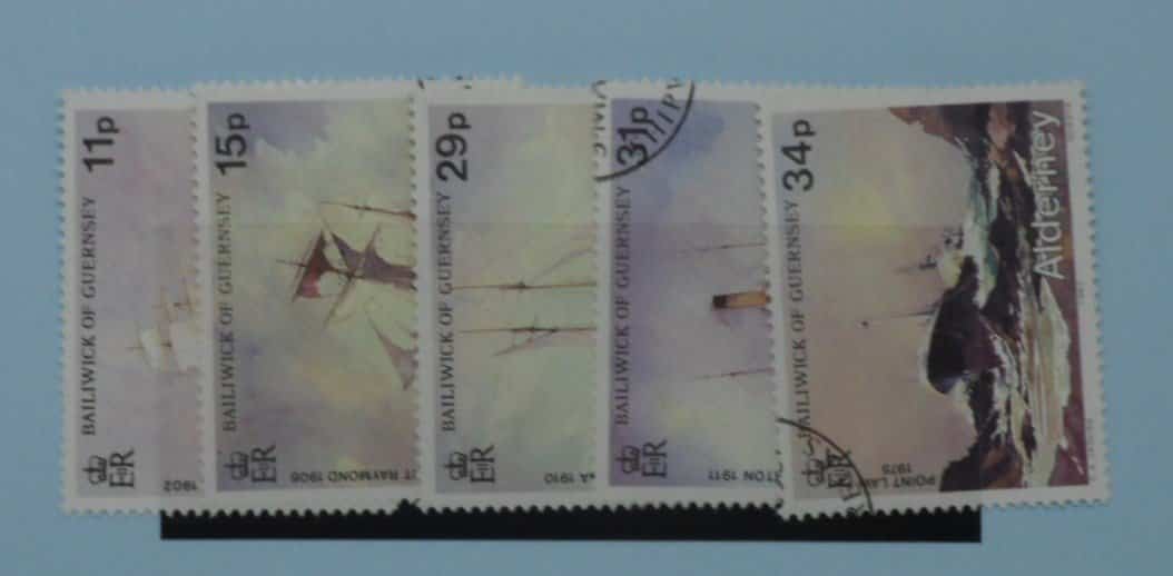 Alderney Stamps, 1987, SGA32-A36, Used image 0