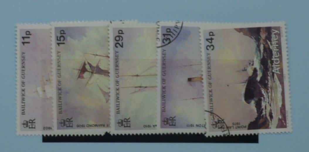 Alderney Stamps, 1987, SGA32-A36, Used image 0