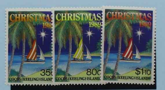 Cocos (Keeling) Islands Stamps, 1989, SG211-213, Mint image 0